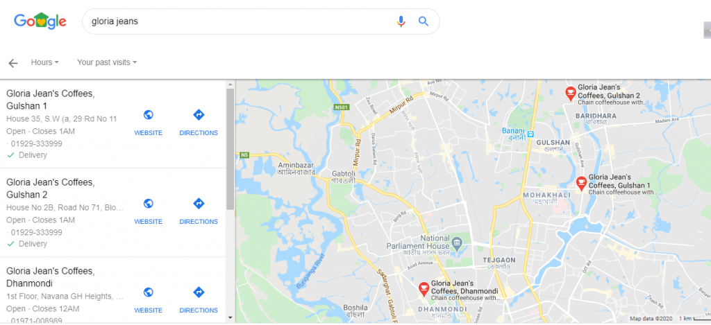 Gloria Jeans Bangladesh on Google Maps