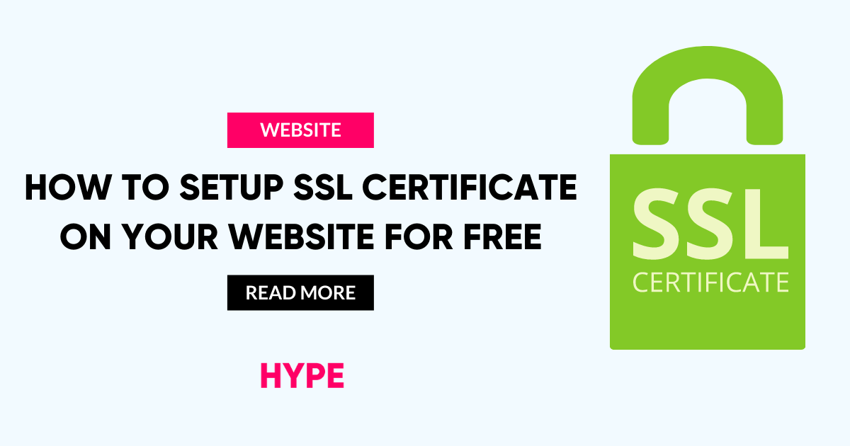 how to setup ssl certificate on your website for free