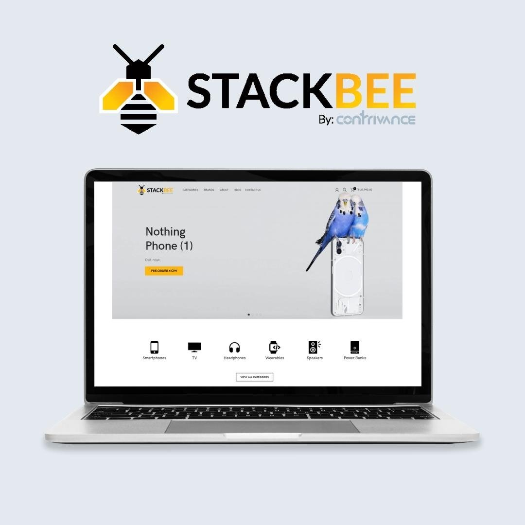 Stackbee eCommerce website redesign cover